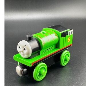 Learning Curve Percy Thomas Wooden Railway Train 2002 RARE YEAR #6 Vtg Engine